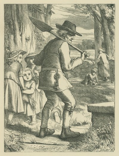 Sexton (engraving) av English School