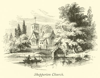 Shepperton kyrka av English School