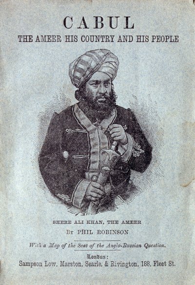 Shere Ali Khan, Ameer från Afghanistan, 1878 av English School