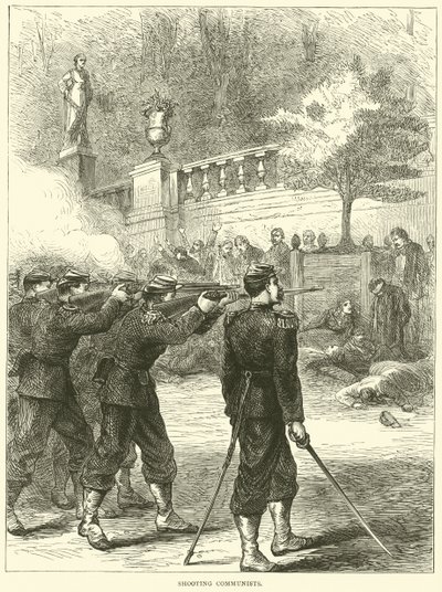 Att skjuta kommunister, 1871 av English School