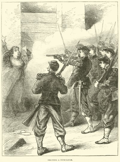 Att skjuta en petroleuse, maj 1871 av English School