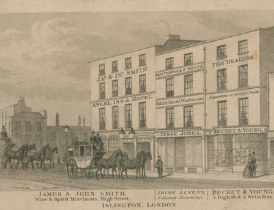 Butiker i Islington, London av English School