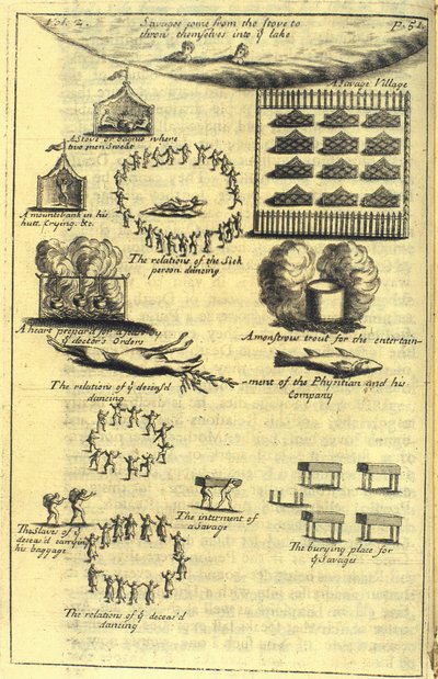 Sjukdoms- och dödsritualer, 1703 av English School