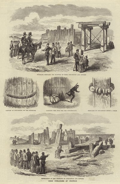 Siege Operations at Chatham (gravyr) av English School