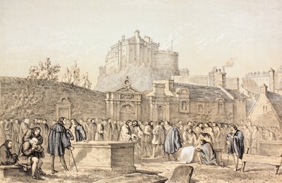 Signing the Covenant in Greyfriars Churchyard, Edinburgh 1638, från 
