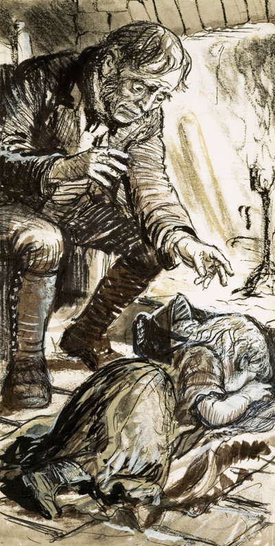 Silas Marner och Eppie av English School