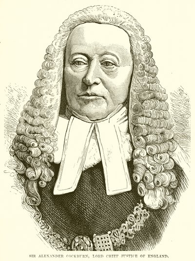 Sir Alexander Cockburn, Lord Chief Justice of England av English School