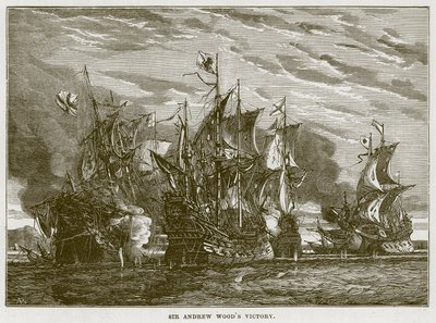 Sir Andrew Woods Victory, illustration från The Sea av F. Whymper av English School