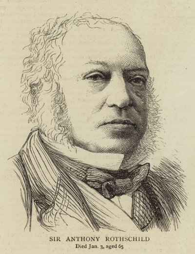 Sir Anthony Rothschild (gravyr) av English School