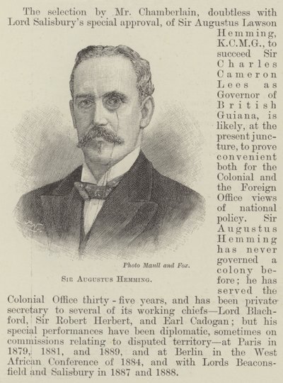 Sir Augustus Hemming (gravyr) av English School