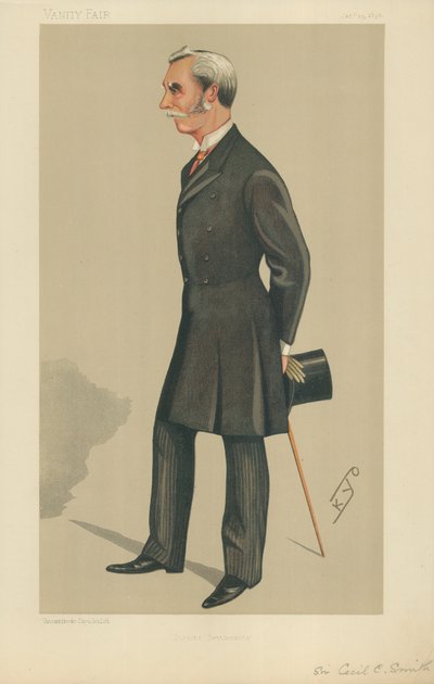 Sir Cecil Clementi Smith, Straits Settlements, 23 januari 1892, Vanity Fair-tecknad film av English School