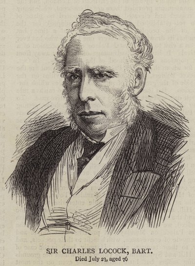 Sir Charles Locock, Baronet (gravyr) av English School