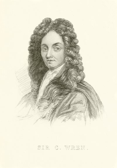Sir Christopher Wren av English School