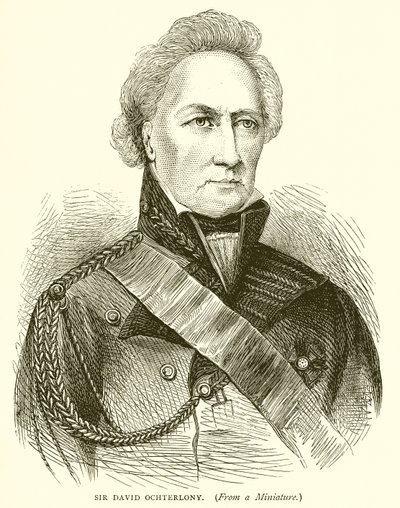 Sir David Ochterlony av English School