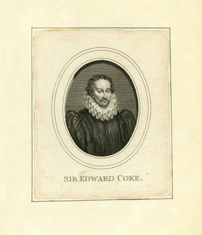 Sir Edward Coke av English School