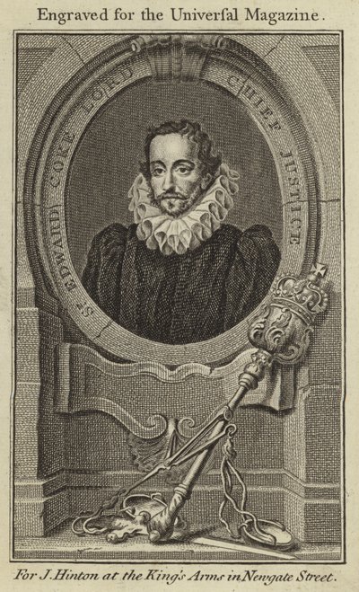 Sir Edward Coke, Lord Chief Justice av English School