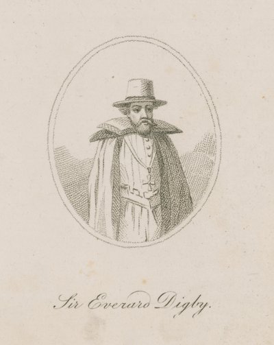 Sir Everard Digby, en medlem av Gunpowder Plot av English School
