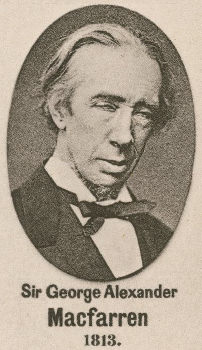 Sir George Alexander MacFarren (gravyr) av English School