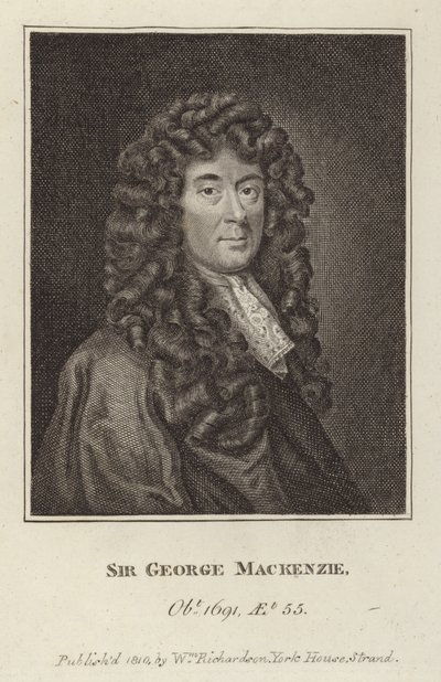Sir George Mackenzie av English School