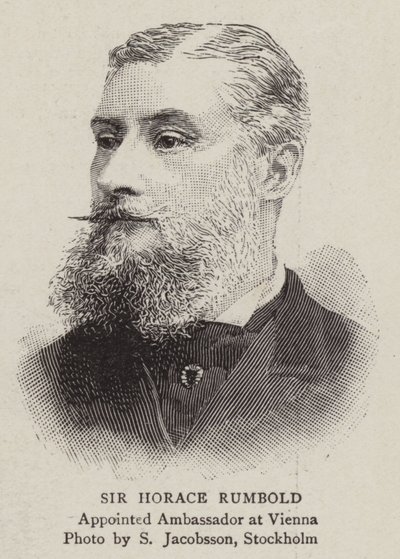 Sir Horace Rumbold (gravyr) av English School