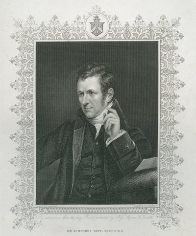 Sir Humphry Davy (1778-1829) av English School
