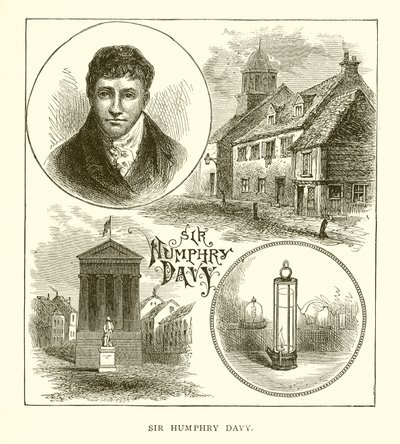 Sir Humphry Davy av English School