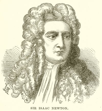 Sir Isaac Newton av English School