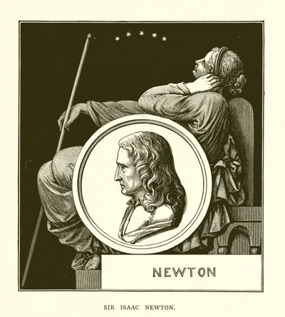 Sir Isaac Newton av English School