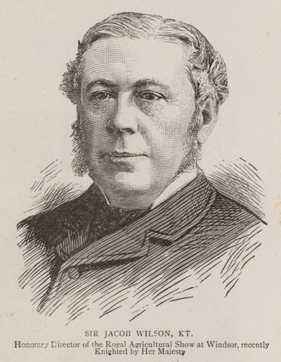 Sir Jacob Wilson, KT (gravyr) av English School