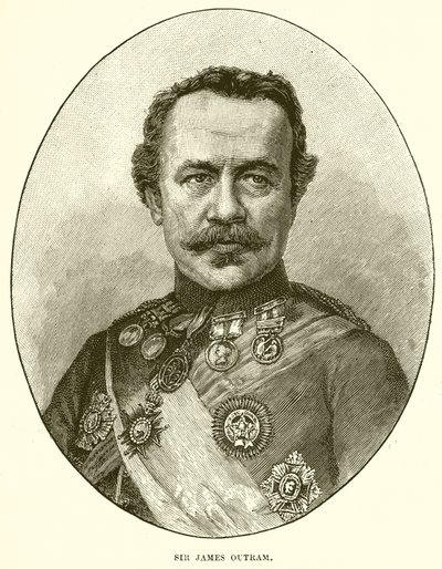 Sir James Outram av English School