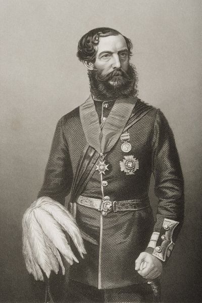 Sir John Eardley Wilmot Inglis (1814-62) (lito) av English School