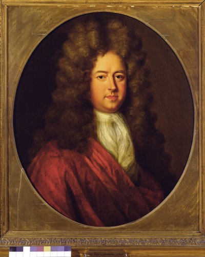 Sir John Gascoigne, 5:e baronet (1661-1728) (olja på duk) av English School