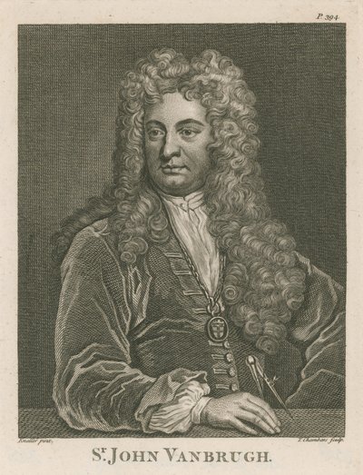 Sir John Vanbrugh, arkitekt och dramatiker av English School