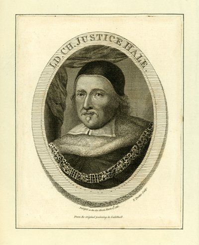 Sir Matthew Hale av English School