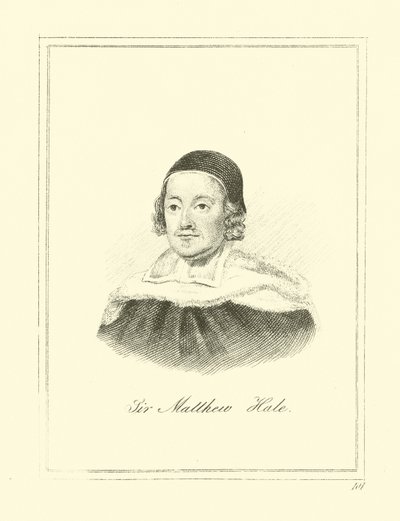 Sir Matthew Hale av English School