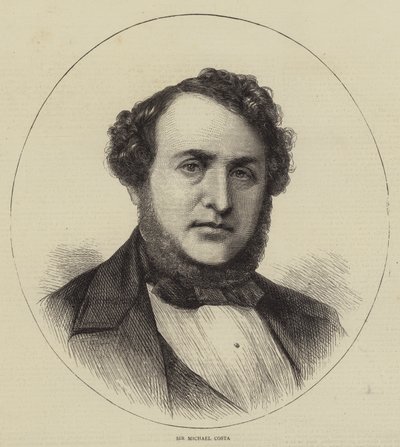 Sir Michael Costa (gravyr) av English School
