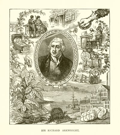 Sir Richard Arkwright av English School