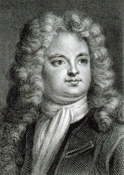 Sir Richard Steele (1672-1729) (gravyr) av English School