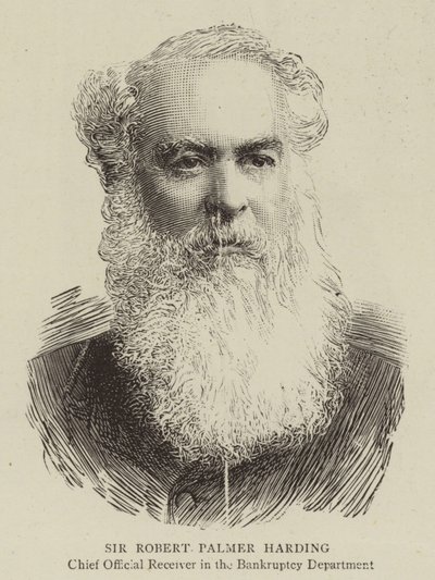 Sir Robert Palmer Harding (gravyr) av English School