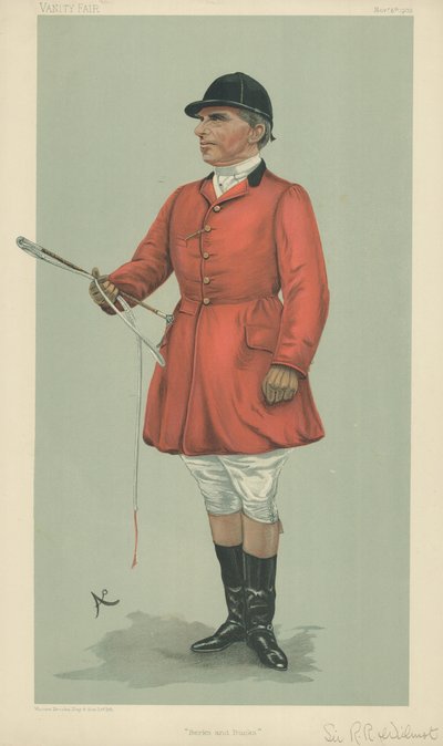 Sir Robert Rodney Wilmot, Berks and Bucks, 5 november 1903, tecknad serie Vanity Fair av English School