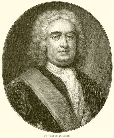 Sir Robert Walpole av English School