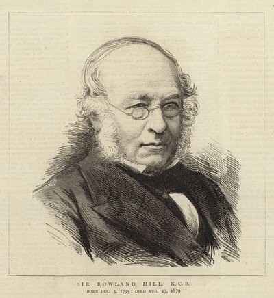Sir Rowland Hill, KCB (gravyr) av English School
