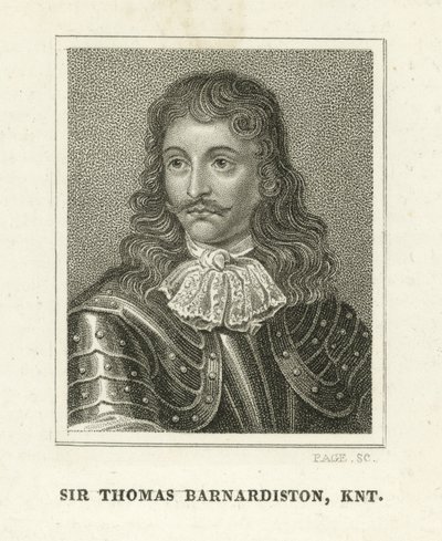 Sir Thomas Barnadiston (gravyr) av English School
