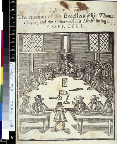 Sir Thomas Fairfax (1612-71) och den parlamentariska arméns allmänna råd av English School
