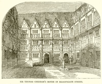 Sir Thomas Greshams hus på Bishopsgate Street av English School