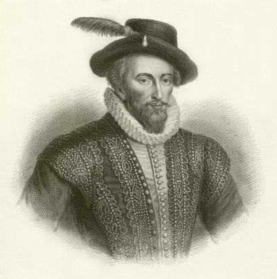 Sir Walter Raleigh av English School
