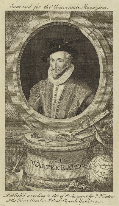 Sir Walter Raleigh av English School