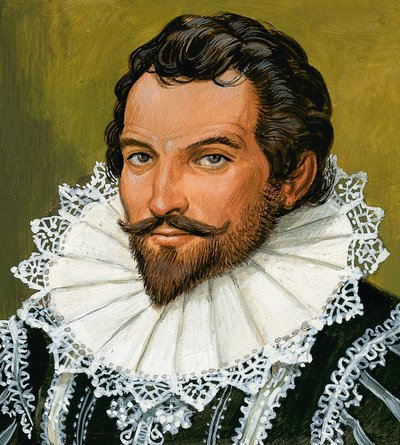 Sir Walter Raleigh swed av English School