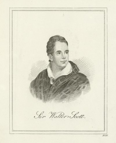 Sir Walter Scott av English School