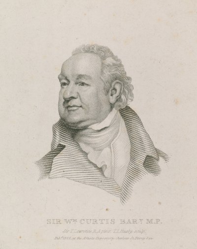 Sir William Curtis, borgmästare i London av English School